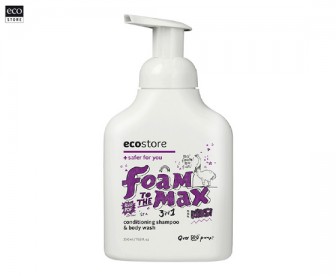 Ecostore 宜可诚 儿童泡沫洗发护发沐浴露3合1 香梨味 350毫升（2-10岁适用）